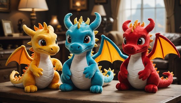 Les peluches dragons : le must-have des passionnés !